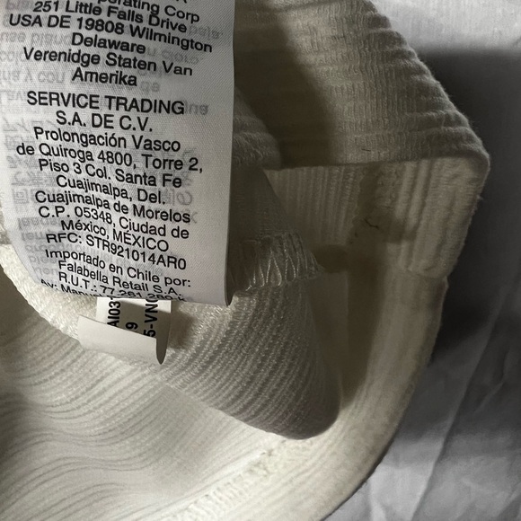 White Peplum Top J Crew Medium - Picture 5 of 8